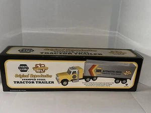 Vintage 1st Gear NAPA Stamped Steel Auto Parts Tractor Trailer 25th Anniversary - Picture 1 of 11
