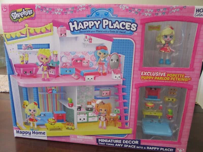 Shopkins HappyPlaces HappyHome 独家 Popette 小狗客厅 Petkins 已停产 — 第 1/4 张图片