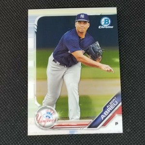 2019 Bowman Draft Chrome Albert Abreu #BDC-37 New York Yankees