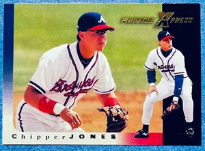 CHIPPER JONES 1997 Pinnacle Xpress #23 Baseball Card HOF Atlanta Braves - Picture 1 of 3