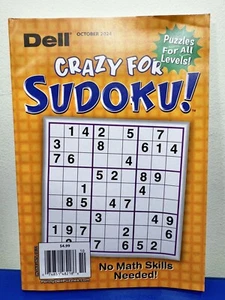 DELL CRAZY FOR SUDOKU MAGAZINE - OCTOBER 2024 - Picture 1 of 1