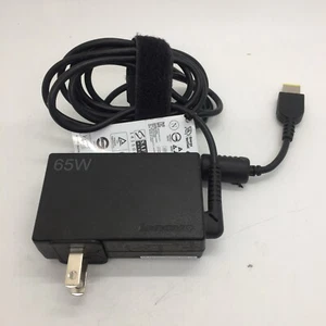 Original Lenovo 65W Slim TiP Travel AC Adapter for 4X20H15594( FSP065-FCMN2) - Picture 1 of 3