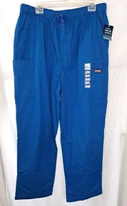 NWT! Men's Authentic Cherokee Workwear Scrub Nursing Uniform Royal Blue... - Picture 1 of 6