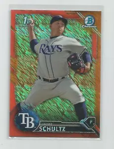 Bowman 2016 cromado Jamie Schultz naranja refractor brillante - Imagen 1 de 1