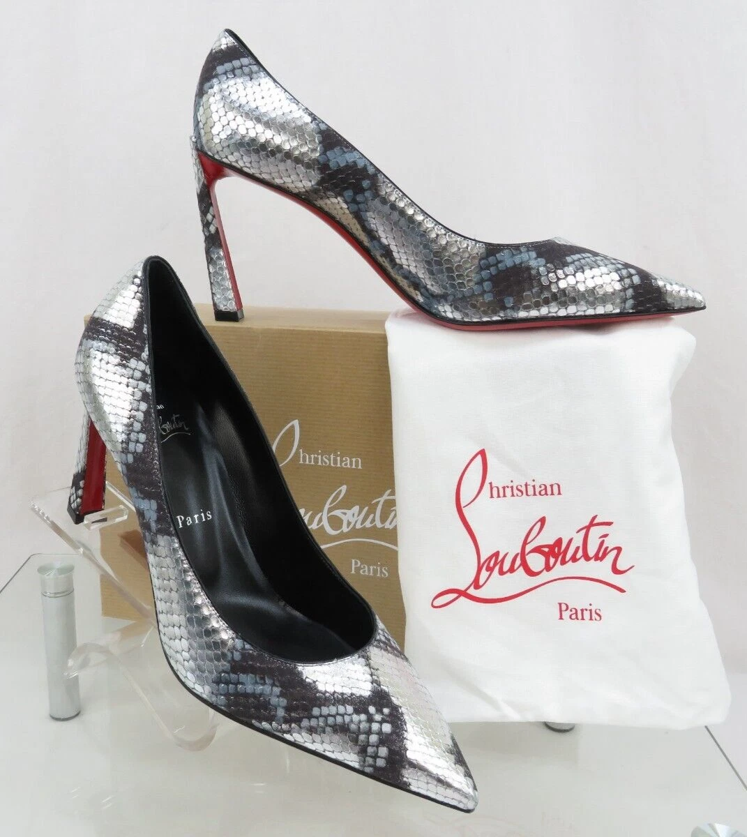 Christian Louboutin Snake High (3-3.9 in) Heel Height Heels for