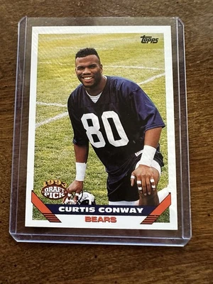 1993 Topps Football #12 Curtis Conway (RC) NM-Mint - Image 1 of 2
