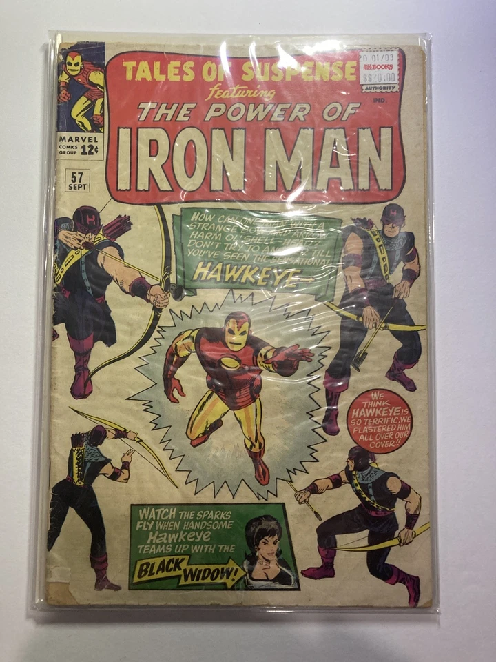 Tales of Suspense #57, septiembre de 1964, primera aparición de Hawkeye Foto 1 de 4