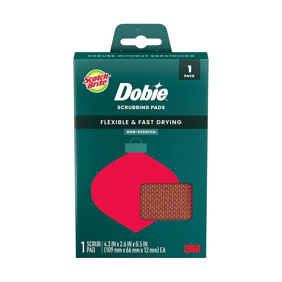 Scotch-Brite Modern Merry Single Red Dobie 1 упаковка - Изображение 1 из 4