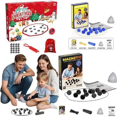 Magnetic Travel Chess Game – Portable Family Strategy Board Set with Stones AUS - image 1 of 4