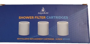 Neu 3er Set AquaBliss SFC100 Revitalisierender Duschfilter Ersatzkartusche - Bild 1 von 4