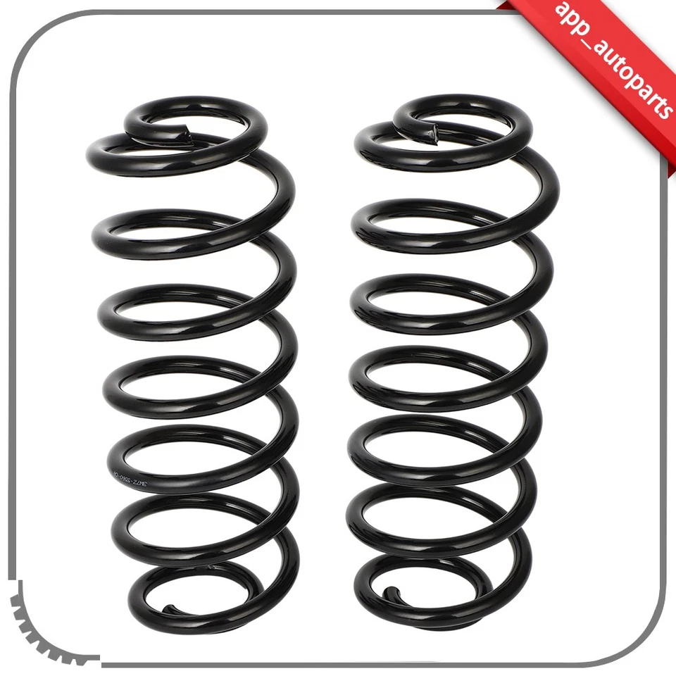 Pair Rear Coil Springs for Ford Crown Victoria 98-2011 Lincoln Town Car Mercury Foto 1 de 4