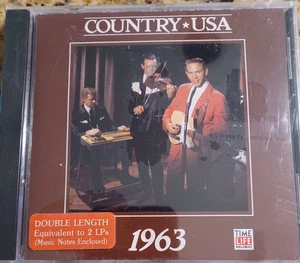 Time Life Country USA 1963 CD, NEW, SEALED, Johnny Cash, Patsy Cline, Bobby Bare - Foto 1 di 2