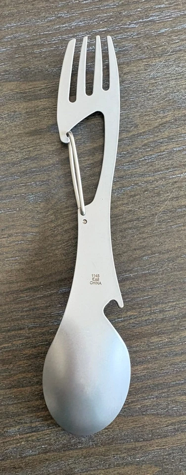 Kershaw Ration XL Eating Utensil / Multi-Tool - Stainless Steel 7-3/10" 1145X - Image 1 of 4