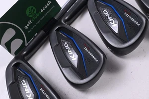 Cobra King Forged Tec One Black Irons / 7-PW / Regular+ Flex KBS Tour Shafts - Picture 1 of 7