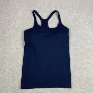Lululemon Women’s Ebb To Street Racerback Tank Top Size 12 Blue - Picture 1 of 12