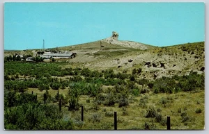 Teekanne Rock nördlich von Casper Wyoming 1962 Curteich Chrom Postkarte - Bild 1 von 3