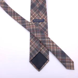 Pendleton Men's Neck Tie 3" x 56" Multicolor Plaid 100% Pure Virgin Wool Tweed - Picture 1 of 3
