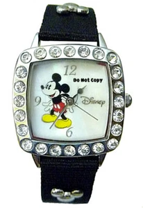 NEW Ladies Disney Mickey Mouse Rhinestones Watch HTF - Picture 1 of 1