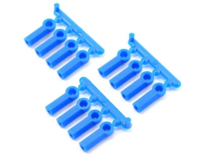 RPM Heavy Duty 4-40 Rod Ends (Blue) (12) [RPM73375] - Image 1 of 2