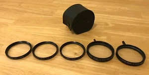 TIFFEN 52mm Filter Set +1 +2 +4  4 Point 1mm and 2mm w/ Case, Used - Picture 1 of 8
