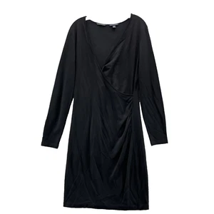 Banana Republic Wrap Dress Women's XL Wool Blend Classic 90's Feminine Corpcore - Picture 1 of 11