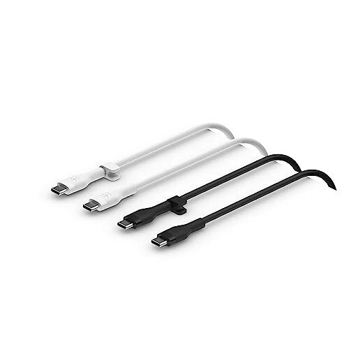 Belkin Boost Charge Flex 2pack Black and White USB-C Cable Bundle - Image 1 of 1