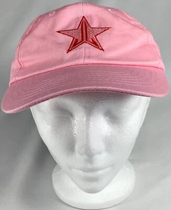 Jeffrey Star Hat Cap Embroidered Logo Pink Baseball Adjustable Back OSFM EUC - Bild 1 von 5