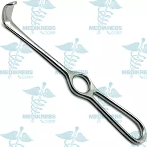 Retractor Langenbeck 30 mm x 15 mm - 21 cm de largo instrumento quirúrgico de acero alemán - Imagen 1 de 1