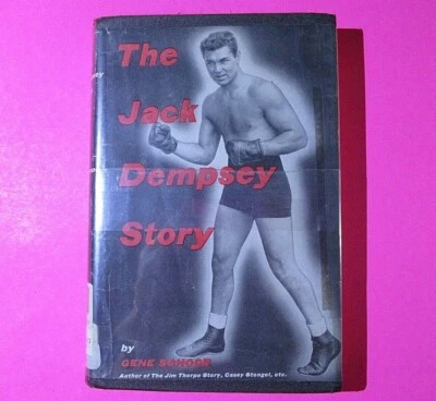 The Jack Dempsey Story, Gene Schoor, 1954 American boxer, Vintage Hardcover, DJ - Image 1 of 4