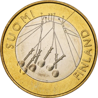 [#1285082] Finland, 5 Euro, Satakunta, 2010, Vantaa, Bi-Metallic, MS, KM:156 - Image 1 of 2
