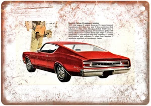 Vintage 1969 Mercury Cyclone CJ Auto Werbung Reproduktion Blechschild A11947 - Bild 1 von 2