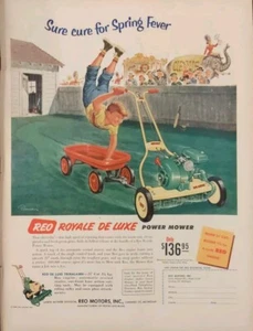 Cortacésped Reo Royale De Luxe 1952 motor pequeño empuje, Reo Motors Inc - Imagen 1 de 1