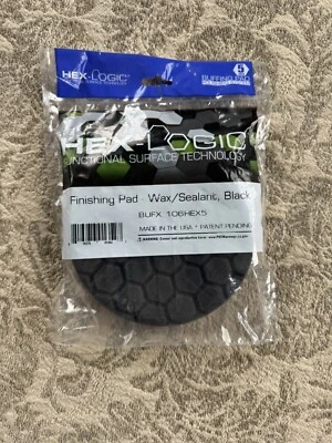 Almohadilla de depilación de acabado pulido hexagonal de esponja de 5 pulgadas hecha en Estados Unidos gancho y bucle Foto 1 de 2