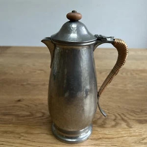 Liberty & Co English Hot Water Jug With Cane Handle - Picture 1 of 10