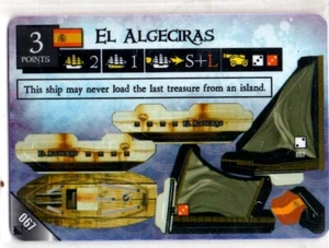 Wizkids Pirates At Oceans Edge CSG Uncommon #067 EL ALGECIRAS Mint Unpunched - Picture 1 of 2