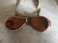 WWI / WWII RARE LUNETTE DE VOL   EARLY RAF MK II FLYING GOGGLES