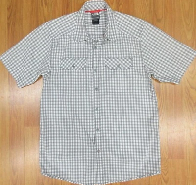 THE NORTH FACE REGULAR FIT COTTON/POLY BLEND WHITE & GRAY Sz SMALL, S - Image 1 of 3