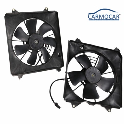 A/C Condenser&Radiator Fan Assembly For 2008-2012 Honda Accord & Crosstour 12-15 - Image 1 of 4
