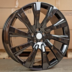 22"/Range Rover Sport L320 L494/Gloss Black/LRVG Design/10J/Alloy wheels X4 - Picture 1 of 1