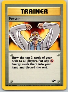 Fervor - 124/132 - Gym Challenge Pokemon Vintage WOTC Common LP - Bild 1 von 2