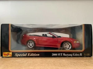 MAISTO SVT MUSTANG COBRA R 2000 1/18 EN BOITE F1 - Imagen 1 de 5