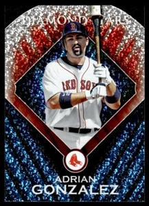2011 Topps Diamond Stars Baseball Adrian Gonzalez Boston Red Sox #DS-4 NM - Picture 1 of 2