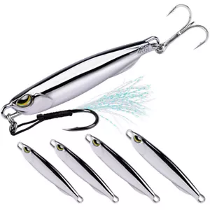 5 pz/lotto micro jig farfalla metallo jig pesca esca jigging tonno esca lenta - Foto 1 di 14