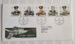 GB 1986 RAF Royal Mail First Day Cover with 5 Stamps Cancled First Day Issue - Picture 1 of 3