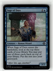 SAGE OF DAYS The Lost Caverns of Ixalan FOIL #73 LCI(NM+)(MTG) - Picture 1 of 1
