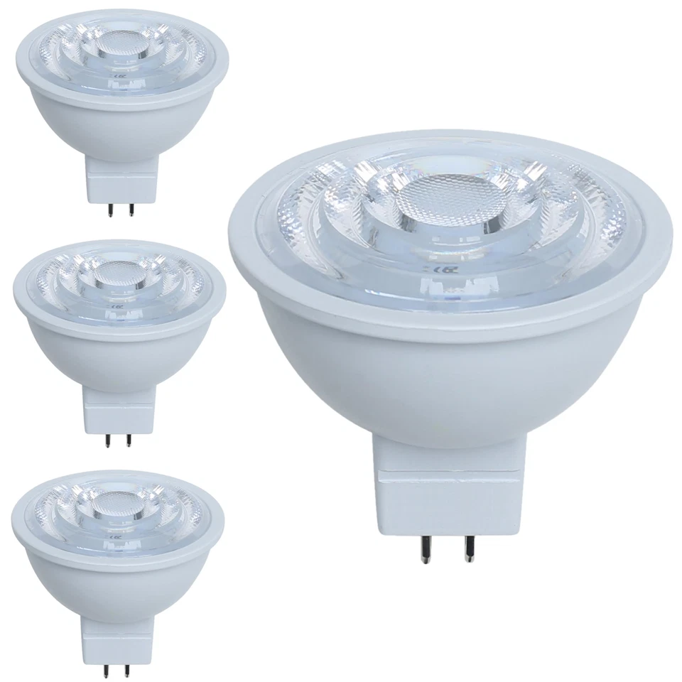 4Pack MR16 LED Flood Light Bulb, 6.5W (50W), 2700K, GU5.3 - Image 1 of 4