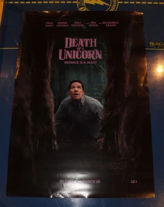 Póster original de la película Death of a Unicorn 2025 27" x 40" - Imagen 1 de 5