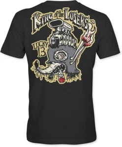 Lucky 13 Herren T-Shirt King Of Losers Tee L13TS000083ZW - Picture 1 of 24