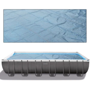 Solarplane 975x488cm 160my Solarfolie Solarheizung Poolheizung Schwarz/Blau - Bild 1 von 4