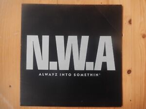 N.W.A. – Alwayz Into Somethin' 12″ Vinyl Original Release EX/EX
